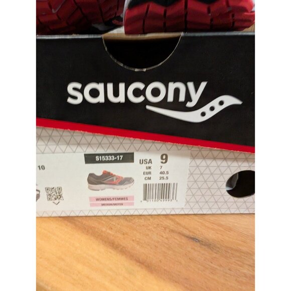 Saucony Grid Cohesion 10 Women Running Sneakers Grey Pink Sz 9 - Picture 7 of 12